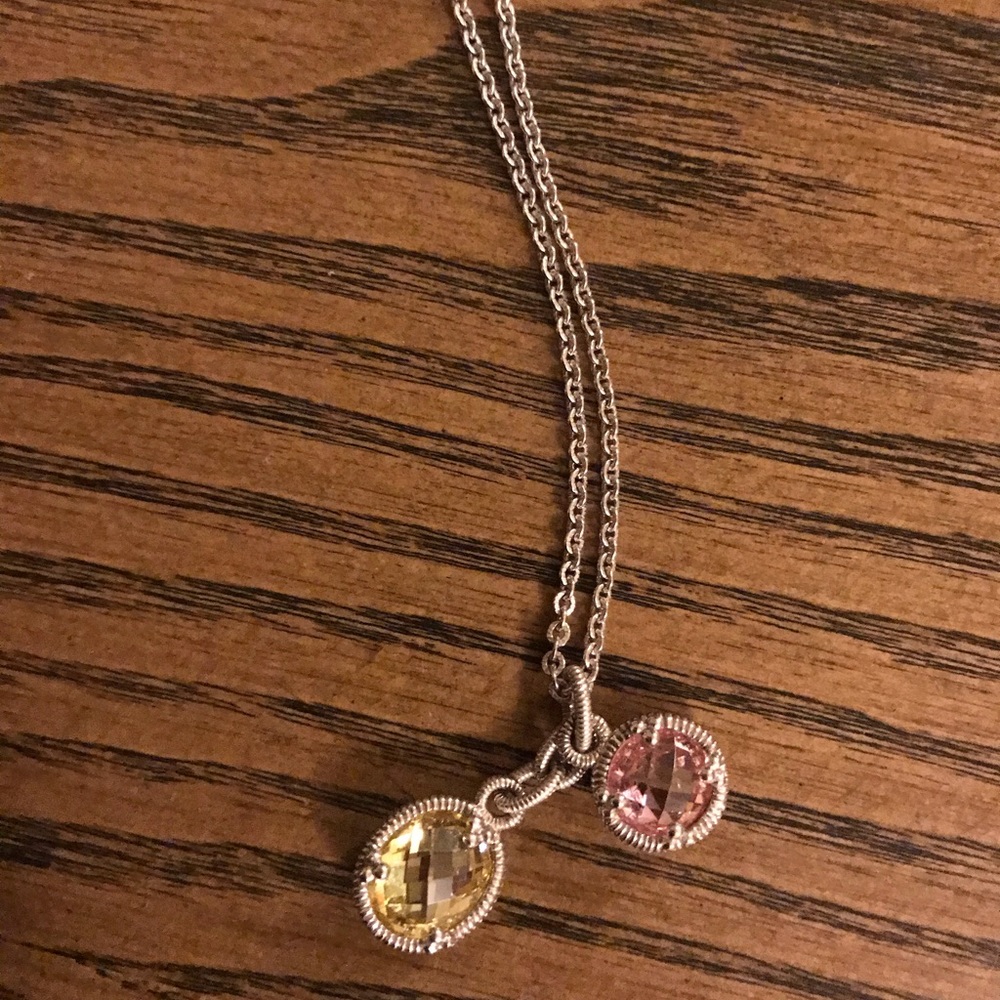 Brand New JR 2 color stone necklace